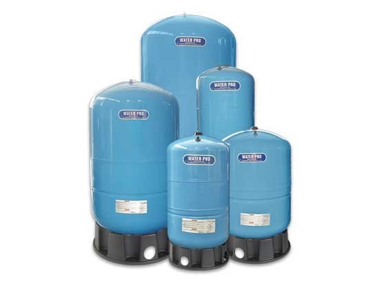 WP26 -Tanques precargados- Presión máx. 125 lb/pulg² - Diafragma  vertical -Serie Water Pro -Barmesa Pumps