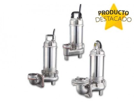 3BSV753DS, Sumergible Inoxidable para Aguas Negras