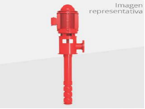BTVE-12X6X6-30-4  - Equipos contra incendio -  440 VAC - Bomba vertical de turbina - Barmesa Pumps